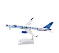 UIPOANSWS Flying airplane model Diecast Metal Alloy 1/200 Scale B757-200 N14106 LH2268 United Airlines Aircraft Airplane Models Toys For Collections aviation aircraft model