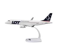 UIPOANSWS Flying airplane model E-175 E195 LOT Polish /A321NEO SG SCOOT 1/100 Scale For Air Airline Plane Model Airplanes Aircrafts Collection aviation aircraft model(E175)