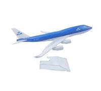 UIPOANSWS Flying airplane model Model Air DUTCH Airlines KLM B747 16cm/20cm Diecast Alloy Airplane Airways Aircraft For Collection Display aviation aircraft model(16cm)