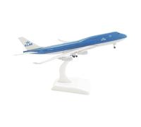 UIPOANSWS Flying airplane model Model Air DUTCH Airlines KLM B747 16cm/20cm Diecast Alloy Airplane Airways Aircraft For Collection Display aviation aircraft model(20cm)