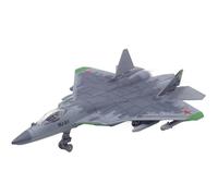 UIPOANSWS Flying airplane model SU 57 1/100 Fighter Jet Of The Rus Air Force Plane Metal Fighter Military Model Diecast For Collection Display aviation aircraft model(LIGHT)