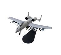 UIPOANSWS Flying airplane model US A-10 A10 1/100 Scale For Thunderbolt II Warthog Hog Attack Plane Fighter Diecast Metal Aircraft Model aviation aircraft model