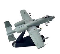UIPOANSWS Flying airplane model US A-10 A10 1/100 Scale Thunderbolt II Warthog Hog Attack Plane Fighter Diecast Metal Aircraft Model aviation aircraft model(A-10C Warthog HH )