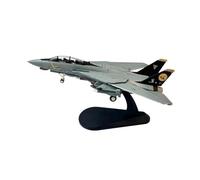 UIPOANSWS Flying airplane model US Grumman F14 F-14A Tomcat VF-84 1:100 Scale Fighter Aircraft Metal Military Toy Plane Model For Collection Gift aviation aircraft model(F-14D HH)