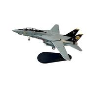 UIPOANSWS Flying airplane model US Navy Grumman F-14D Tomcat VF-31 1/100 Tomcatters Fighter Aircraft Metal Military Diecast Plane Model For Collection aviation aircraft model(F-14D HH)