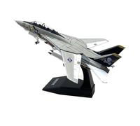 UIPOANSWS Flying airplane model USA F-14 1/100 Scale For Tomcat Fighter Alloy Model Diecast Military Missile Bomber aviation aircraft model