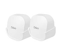 UIQELYS Screwless Wall Mount Bracket for Eero 6 WiFi, VHB Stick On Holder, Strong Adhesive Holder, No Tools No Drilling No Hole (2Pack)