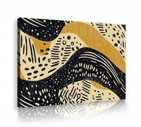 UIRINGART Abstract Curves Canvas Wall Art Modern Design Bold Patterns Artwork Prints Contemporary Posters Painting for Office Home Decor 80x125cm Innerframe