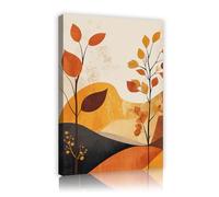 UIRINGART Autumn Leaves Abstract Canvas Wall Art Nature Landscape Artwork Prints Contemporary Mural Landscape Posters Painting for Home Office Decor 45x70cm