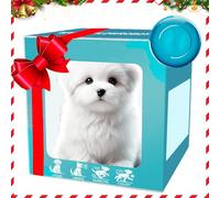 UIRPK 2026 Upgrade Robot Puppy,My Realistic Robot Puppy That Acts Like A Real Puppy - Walking, Barking, Tail Wagging (Puppy-D)