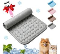 UIRPK Dog Cooling Mat,Ice Silk Cooling Mat for Dog Pecute,Silk Cooling Blanket Foldables Mat, Extra Large Self-Cooling Pad for Large & Small Dogs (D,XL)