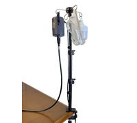 UISKOOPW Rotary Tool Hanger Flex Shaft Accessories Holder Stand Compatible with Foredom Dremel Grobet Tools,Height Adjustable Rotary Motor Mount with Table Clamp(28inchs)