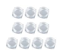 Uitndvyte 1/10pcs 3g Clear Jar Cosmetic Cream Box Small Empty Sample Containers Pots Nail Art Storage Transparent Boxes Makeup Jar