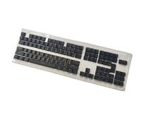Uitndvyte 115Key Black Knights Keycap Set EDMs Height Double Shot PBTs For Enhances Typing On Computers And Laptops