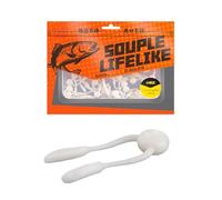 Uitndvyte 20pcs Fishing Soft Lures High Tear Resistance Simulation Baits Still Flowing Water Environment Beginner Friendly Fishing Soft Baits