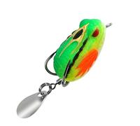 Uitndvyte 3cm 3.2g Ray Frogs Crankbait PVC Soft Frogs Baits for Blackfish Fishing Lures with Double Hook & Blackfish Fishing Lures