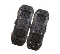 Uitndvyte 4 Divisions Global Snow Fetters for Automobiles SUVs 165 245mm Rubber Permanent Rubber Substance Not Slip Sleet Pull Global SUV Snow Fetters