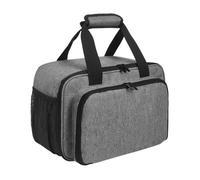 Uitndvyte Acrylic Paint Storage Case Hold Up to 50 Bottle Watercolor Paint Carry Bag with Removable Divider Art Supply Organizers