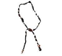 Uitndvyte Adjustable Scarf Necklace Classical Color Neckerchief Neckchain Soft Fabric Wrap Lightweight Jewelry Her Stylish Neckerchief Neckchain