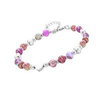 Uitndvyte Authentic Gemstones Beaded Unique Textured Jewelry Her Him Anniversary Birthday Present Wrist Accessory for Everyday Outfit Casual Formal Occasion Wear