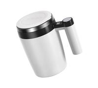 Uitndvyte Automatic Stirring Mug Stainless Steel Rechargeable Rotating Coffee Mixing Cup for Travel Home Use Stirring Cup