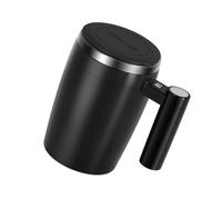 Uitndvyte Automatic Stirring Mug Stainless Steel Rechargeable Rotating Coffee Mixing Cup for Travel Home Use Stirring Cup