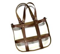 Uitndvyte Braided PU Leather Look Bag Exterior Removable Organizers Insert with Comfortable Wide Strap for Customizable Outfit Matching Quaint PU Crossbody Purse