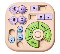 Uitndvyte Brains Training Puzzle Toy for Cats Encouraging Active Play and Weight Management Through Engagement Slow Dish