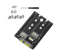 Uitndvyte Double Key Solid States Disk To 2.5inch SATA3.0 Adapter With Frame Bracket SATA3.0 6Gbps Converters Adapter Card Replacement