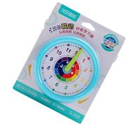 Uitndvyte Educational Clock for Kids 3＋ Early Learning Clock Model Talking Learn to Tell Time for Bedroom Living Room Classroom Interactive Learning Clock