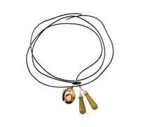 [Uitndvyte] Elegant Bell Pendant Necklace Statement necklace for everyday wear Unisex Flower Necklace Comfortable to wear