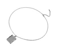 [Uitndvyte] Elegant Style Square Pendant Adjustable Charm Choker Necklace The vibrant colors are perfect for everyday wear and casual wear