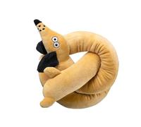 Uitndvyte Extended Fabric Squeaker Companion For Canines Plush Chew Resistant Design Encourages Active Engagement Cognitive Development Toy For Intelligent Dogs