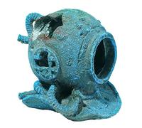 Uitndvyte Fishtanks Decoration Resin Ship Figurine Shelter Cave Landscape Wrecked Ship Statue Fish Shrimp Landscaping Hideouts House Aquariums Decoration