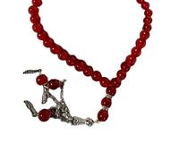 [Uitndvyte] Islamic Crystal Bracelet Rosary Beads Wrist Chain Prayer Accessories Tasbi Bangle Eid and