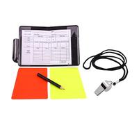 Uitndvyte Redness Card And Yellow Card Set Wallet Set With Metal Referee Whistles Volleyball Soccer Referee Card With Score Sheets