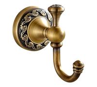 Uitndvyte Retro Brass Wall Hook Waterproof Bathroom Towel Hanger for Home Decoration Resistant Towel Rack Waterproof Wall Mounted Hook