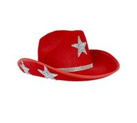 Uitndvyte Shining Rhinestones Star Hat For Adult Teens Carnivals Party Hat With Star Pattern For Formal Event And Stage Performers