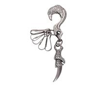 Uitndvyte Stylish Kirsite Necklace Trendy Hip Hop Jewelry Lightweight Comfortable Unisex Pendant for Daily Wear and Parties Youth Hip Hop Accessories