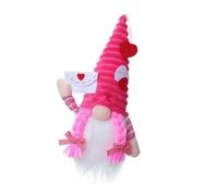 Uitndvyte Valentines Day LED Light Up Gnomes Plush Dolls Love Heart Swedish Scandinavian Tomtes Dolls Weddings Party Ornament Bedroom Decoration