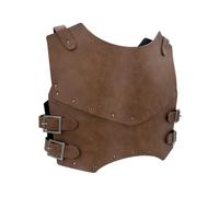 Uitndvyte Viking Warrior PU Leather Chest Armor Knights Body Armor Medieval Renaissance Armor LARP Cosplay Activity Viking Warrior Chest Armor