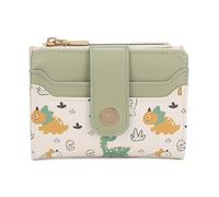 Uitndvyte Women's Wallet Large Capacity Credit Card Holder Pu Leather Clutch Short Wallet Ladies Travel Wallet Bifold Wallet Bifold Clutch Wallet, green, フリーサイズ