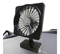 Uitseld AC Fan for Car - 12V Cooling Fan for Car - Low Noise 360 Degree Rotation Vehicle Accessories for Automotive SUV Van Truck Boat Kids Adults Travel