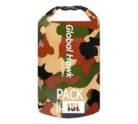 Uitseld Adjustable Wet and Dry Bag | Outdoor Waterproof Sack,Adjustable Strap Camouflage Bucket Bag for Hiking, Swimming, Streaming