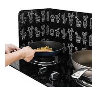 Uitseld Anti Oil Splatter Guard Wall - Foldable Splatter Shield Guard | Anti Splatter Guard Oil Splatter Screen Board Aluminum Foil Oil Block Oil Barrier Oil Proof Splash Kitchen Tool for Cooking