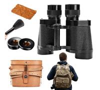 Uitseld Binoculars for Bird Watching - Comfortable Grip Alloy Binoculars with - High-Definition Hunting Telescope with High Refractive Index for Mountaineering