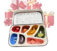Uitseld Calming Toys for Kids - Portable Calm down Jar,Sorting Handmade Lightweight for Help Center Your Thoughts Restore Balance People Who Struggle to Focus Home Stress Relief