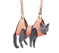 Uitseld Cat Grooming Hammock - Cat Harness For Nail Clipping - Professional Ergonomic Harness For Pet Spa, Restraint And Scratch Prevention