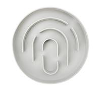 Uitseld Cat Slow Feeder | Cat Wet Food Bowl Slow Feeder - Healthy Eating Non-Slip Silicone Dish Maze Shape for Indoor Outdoor Balcony Bedroom