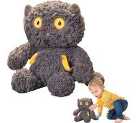 Uitseld Cat Stuffed Toy - Cat Stuff,Vivid Expression Head Rotatable Kitten Animal Plush, Hugging, Accompany, Relaxing Plushies